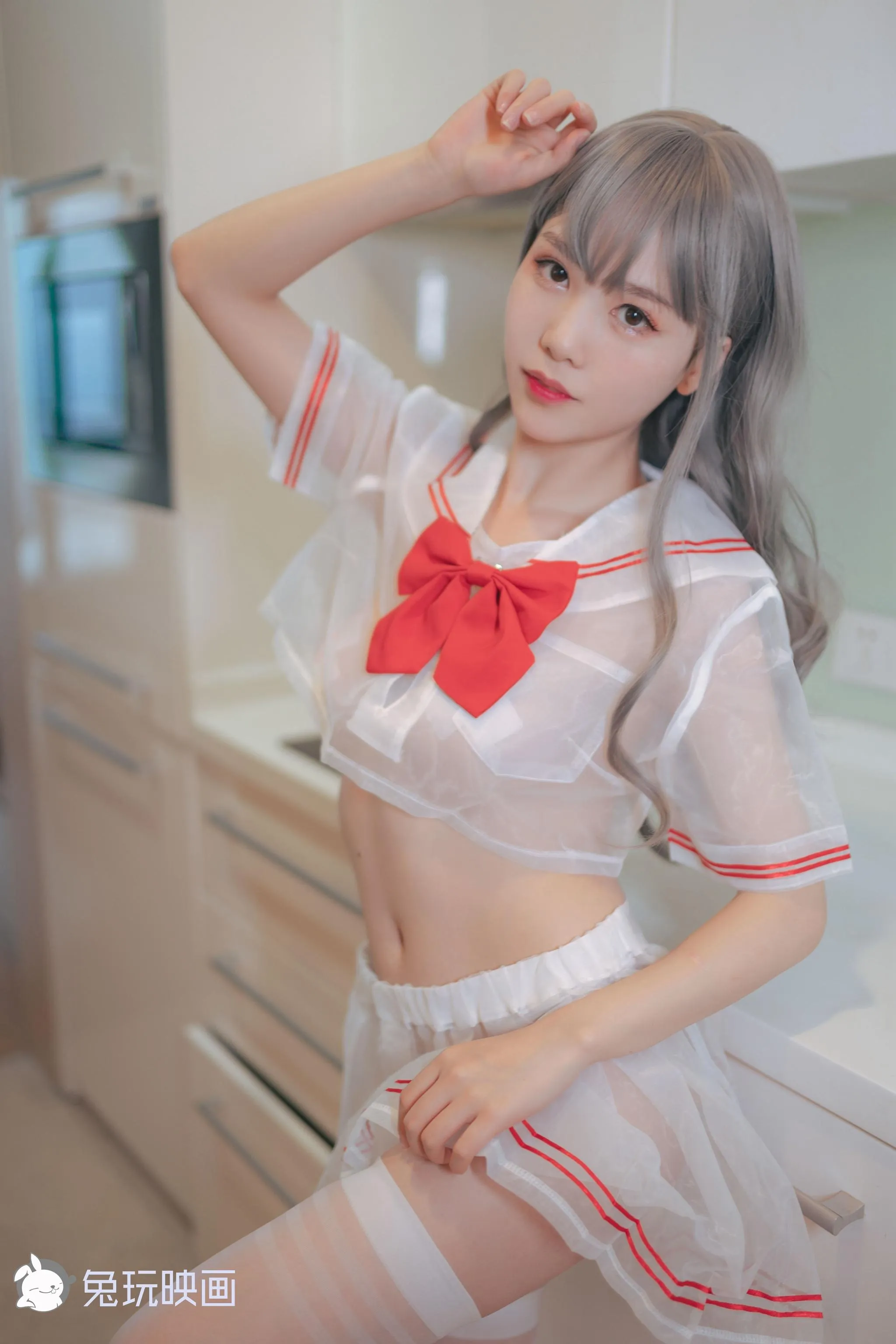 抖娘-利世 – NO.30 穿制服的小姐姐（兔玩映画） [42P]插图6